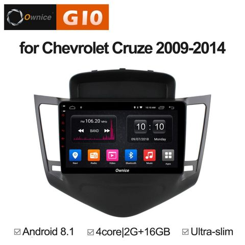 Ownice G10 S9222E  Chevrolet Cruze, 2009 (Android 8.1)